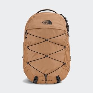 The North Face Brown Backpack with Black Accents